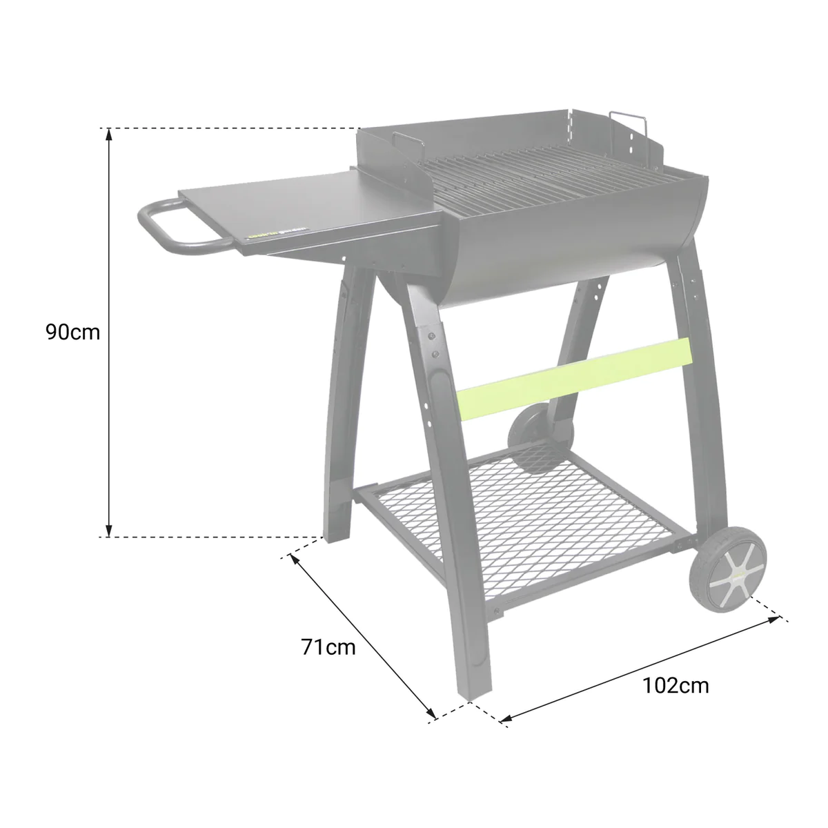 Barbecue au charbon de bois TONINO 50 Cook'in Garden