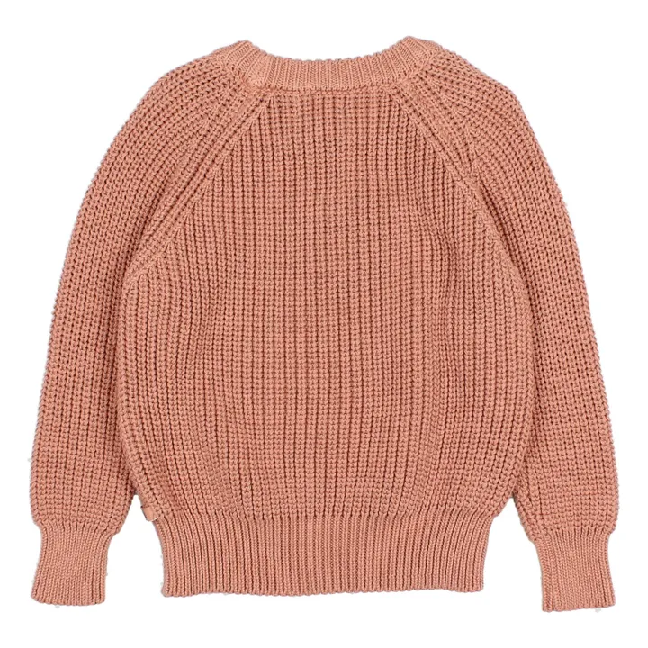 Búho Pull Uni Coton Bio | Vieux Rose