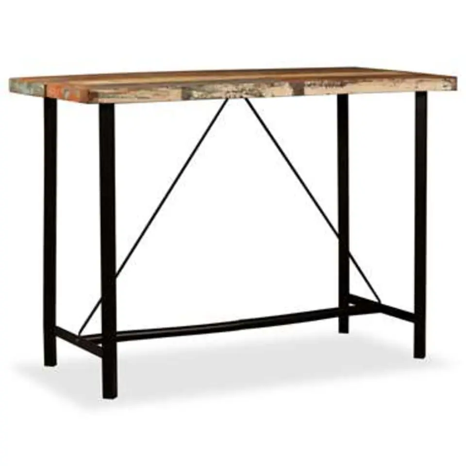 vidaXL - Bartafel - Bruin - Hout - 150 x 70 x 107 cm
