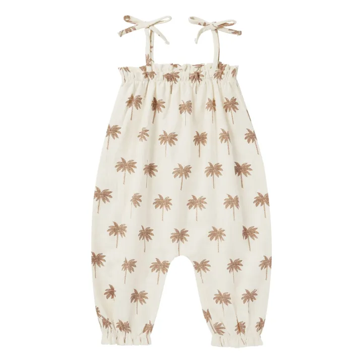 Rylee + Cru Combinaison Bubble Palmiers | Ecru