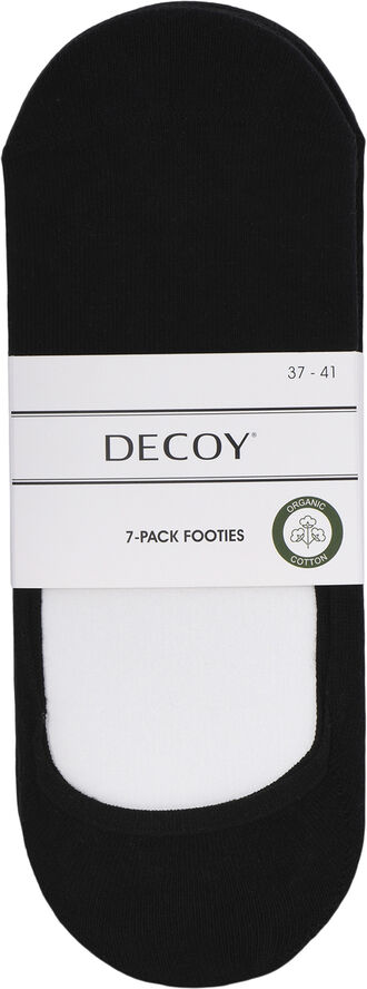 Decoy DECOY footies org. cotton 7-pk Sort
