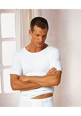 Clipper Exclusive Unterhemd 2 Stk. tlg., spürbar weich und glatt - in Feinripp, Unterziehshirt, Kurzarm T-Shirt