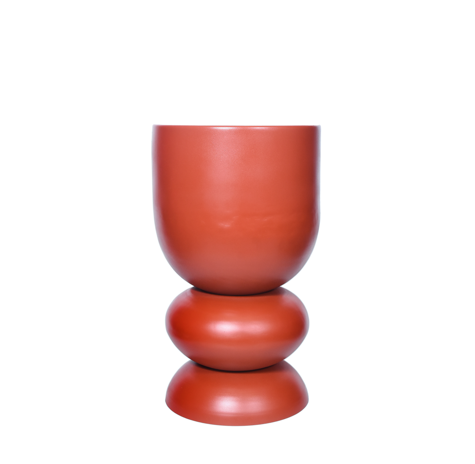 Bijzettafel Jasmijn rood bruin