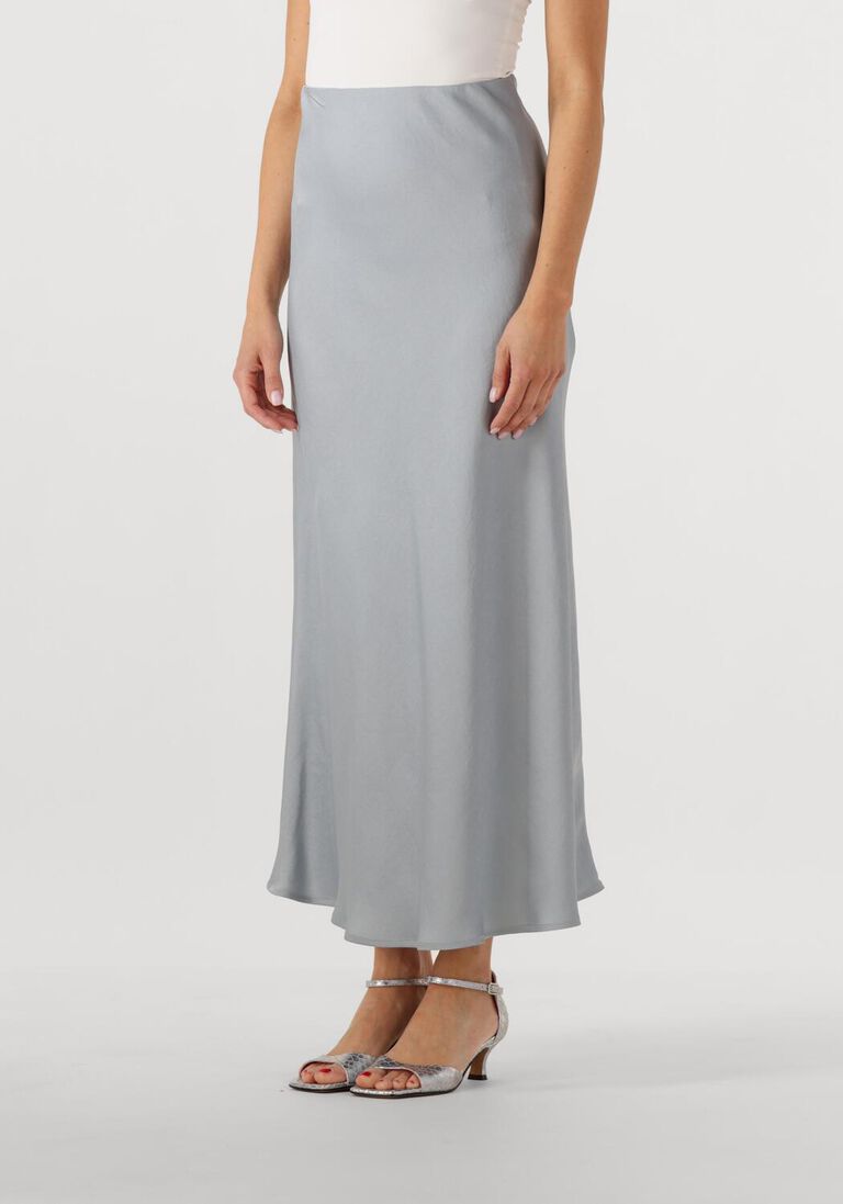 lichtblauwe drykorn midirok nevida