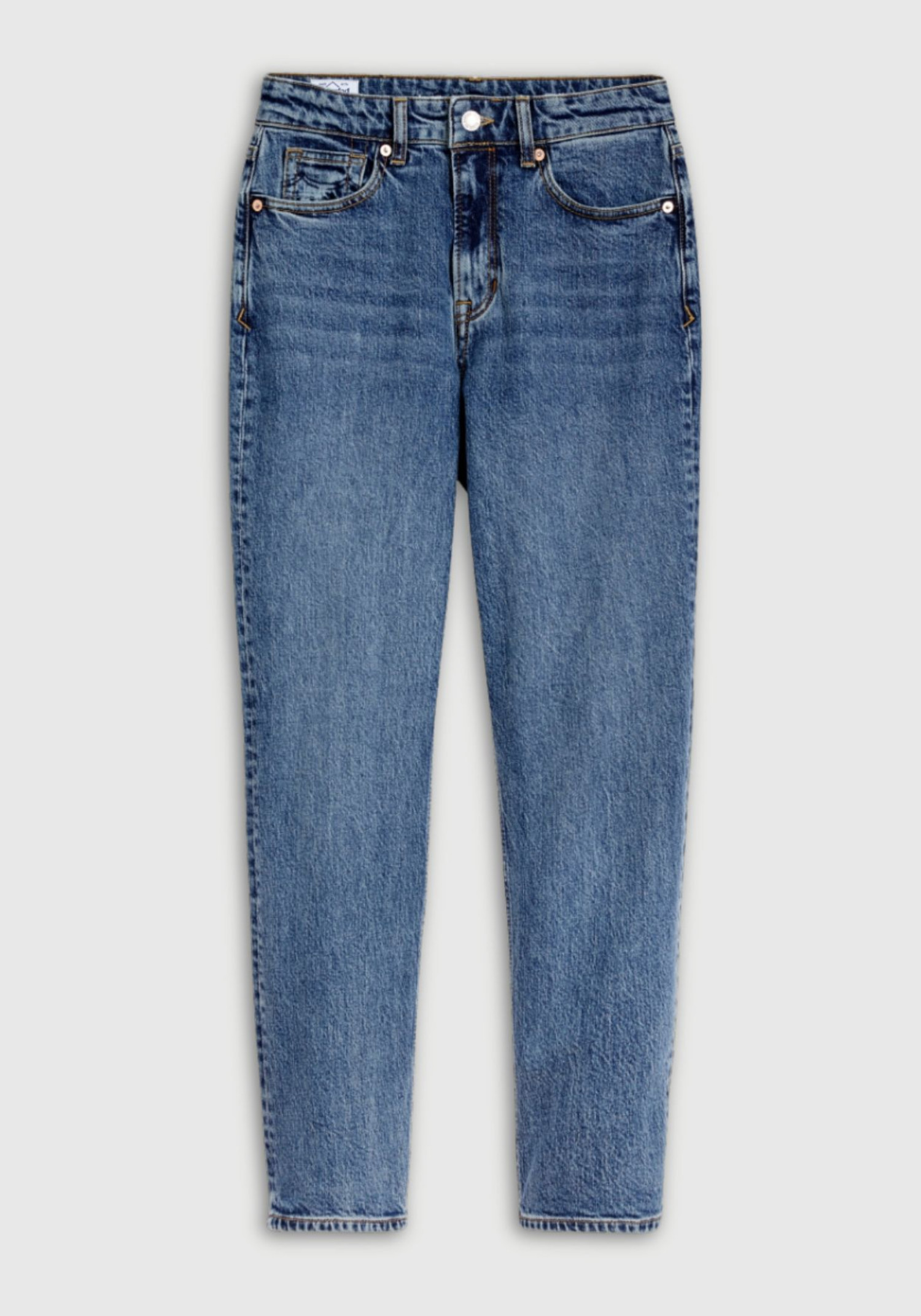 Kings Of Indigo Jeans Caroline Cropped Stretch Eco Xavier Blue Marble