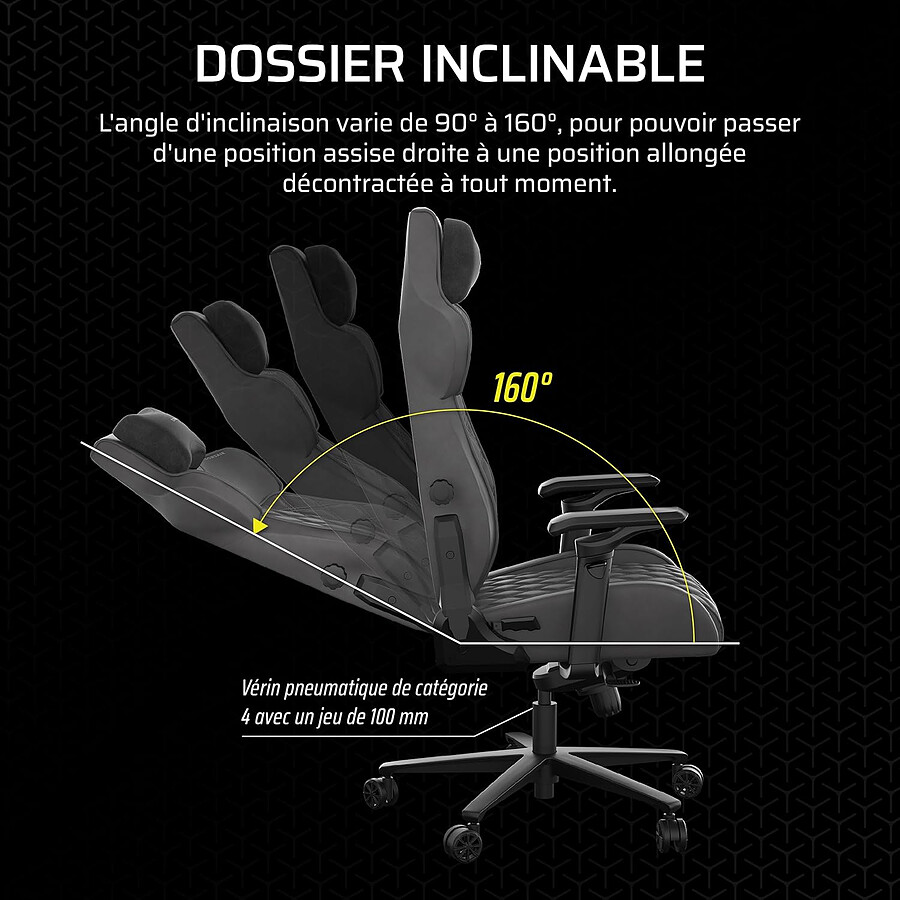 Corsair TC500 Luxe - Shadow