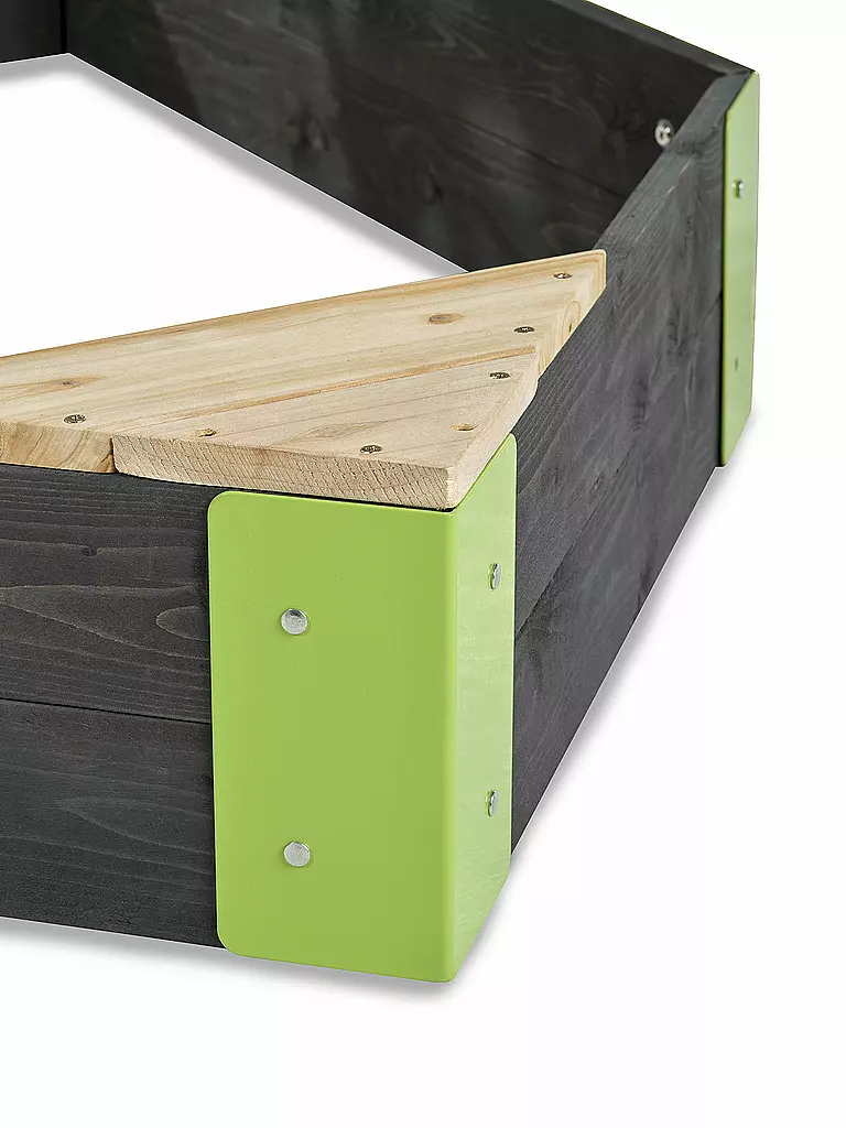 EXIT TOYS Aksent Holzsandkasten Boot 190x90cm keine Farbe