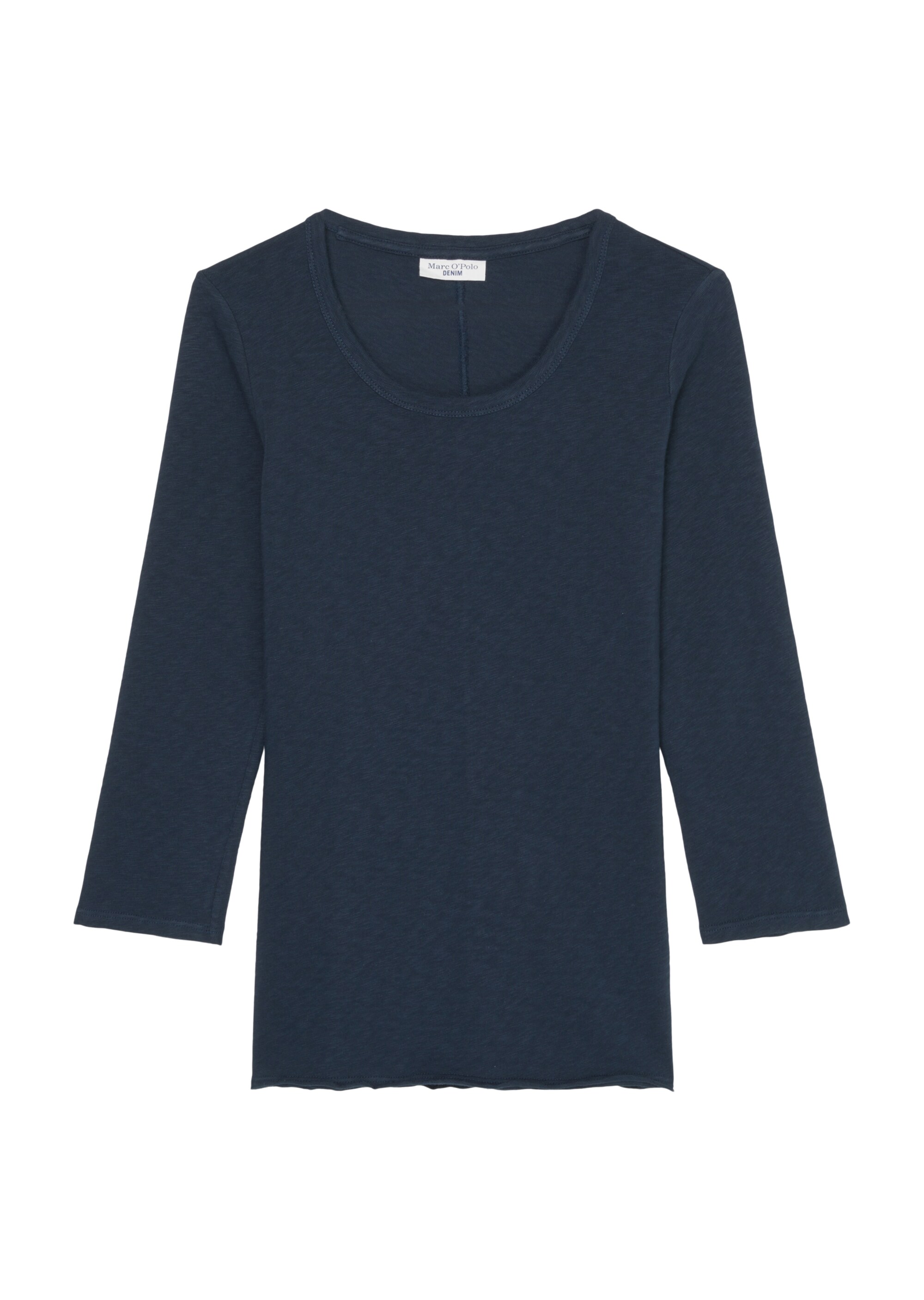 T-Shirt slim aus Slub-Jersey