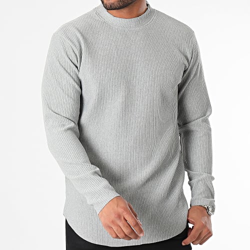 Tee Shirt Manches Longues Gris