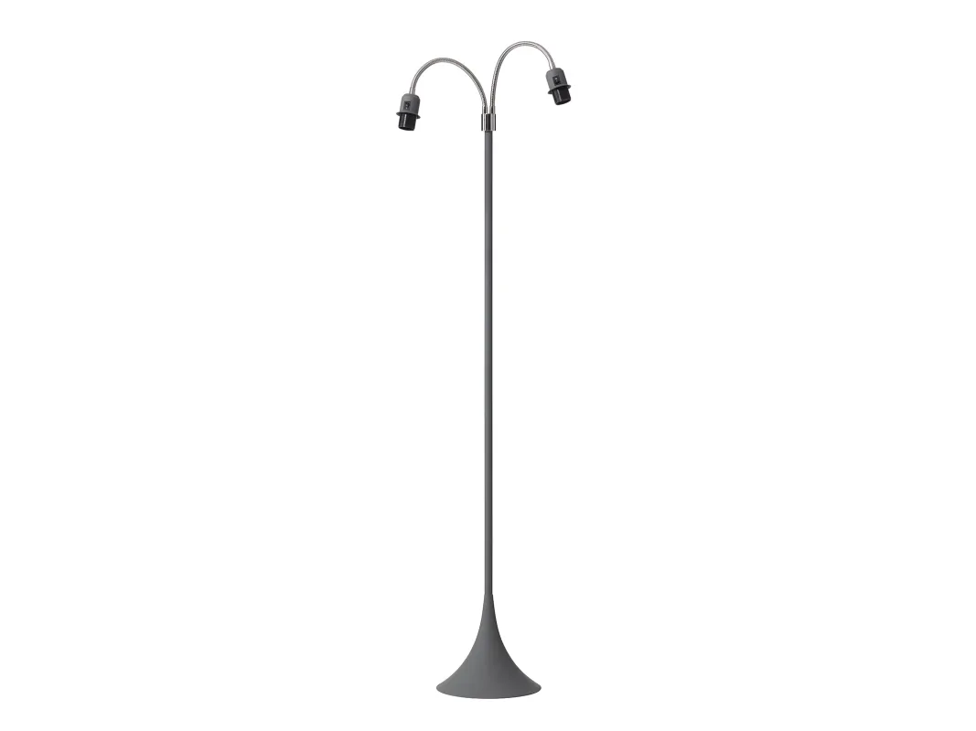 Nielsen Light Fodgænger Gulvlampe m/afb. på arme - Soft Grå - Uden skærme