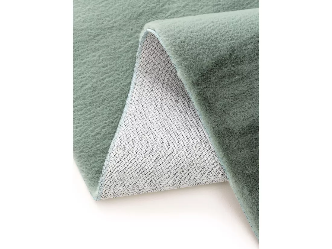 Tapis en fausse fourrure Furry Vert 70x200 cm