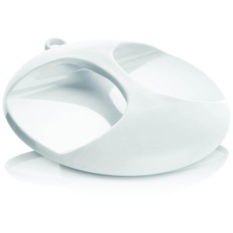 Miroir rond blanc