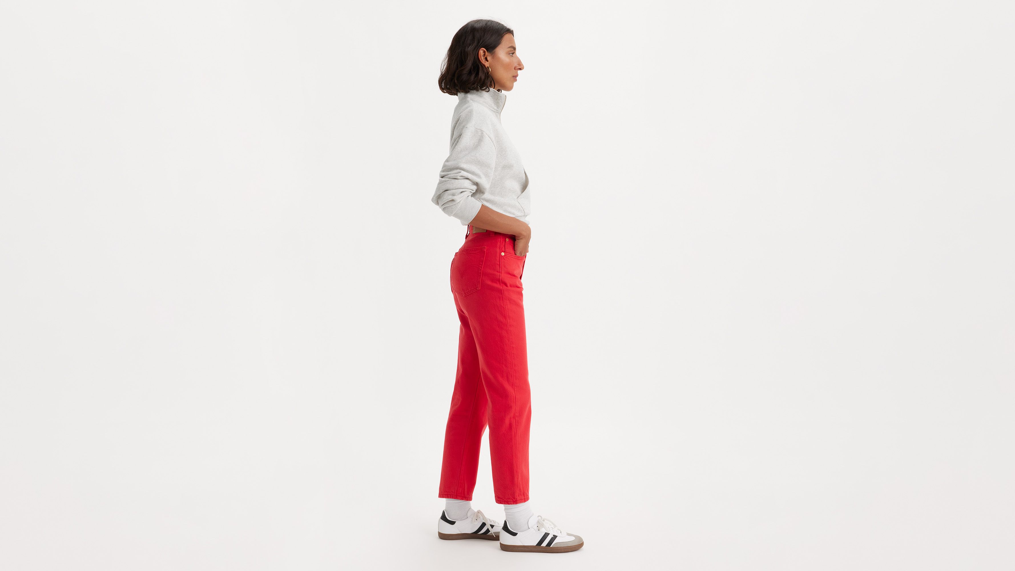 Levi's® jean court 501® - Script Red 501 - Rouge