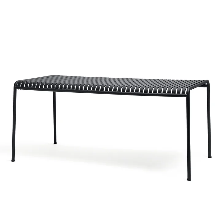 HAY - Palissade Tisch, rechteckig, 170 x 90 cm, anthrazit