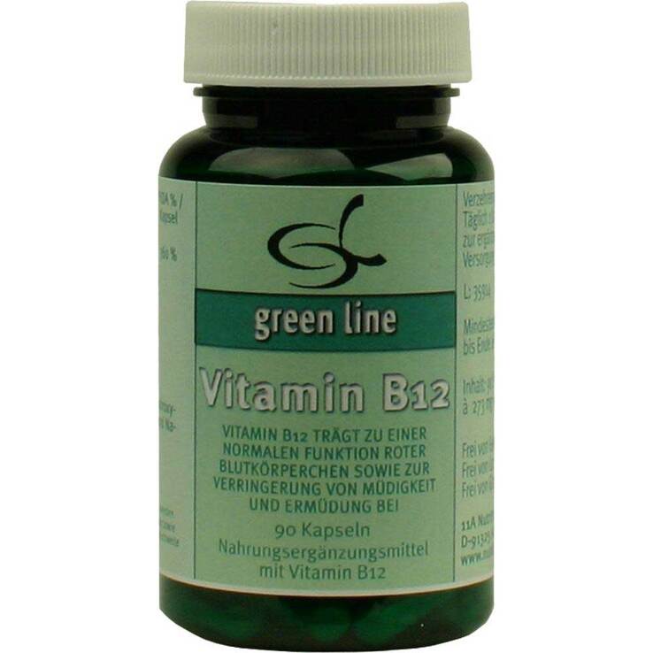 Vitamin B12 Kapseln green line, 90 St