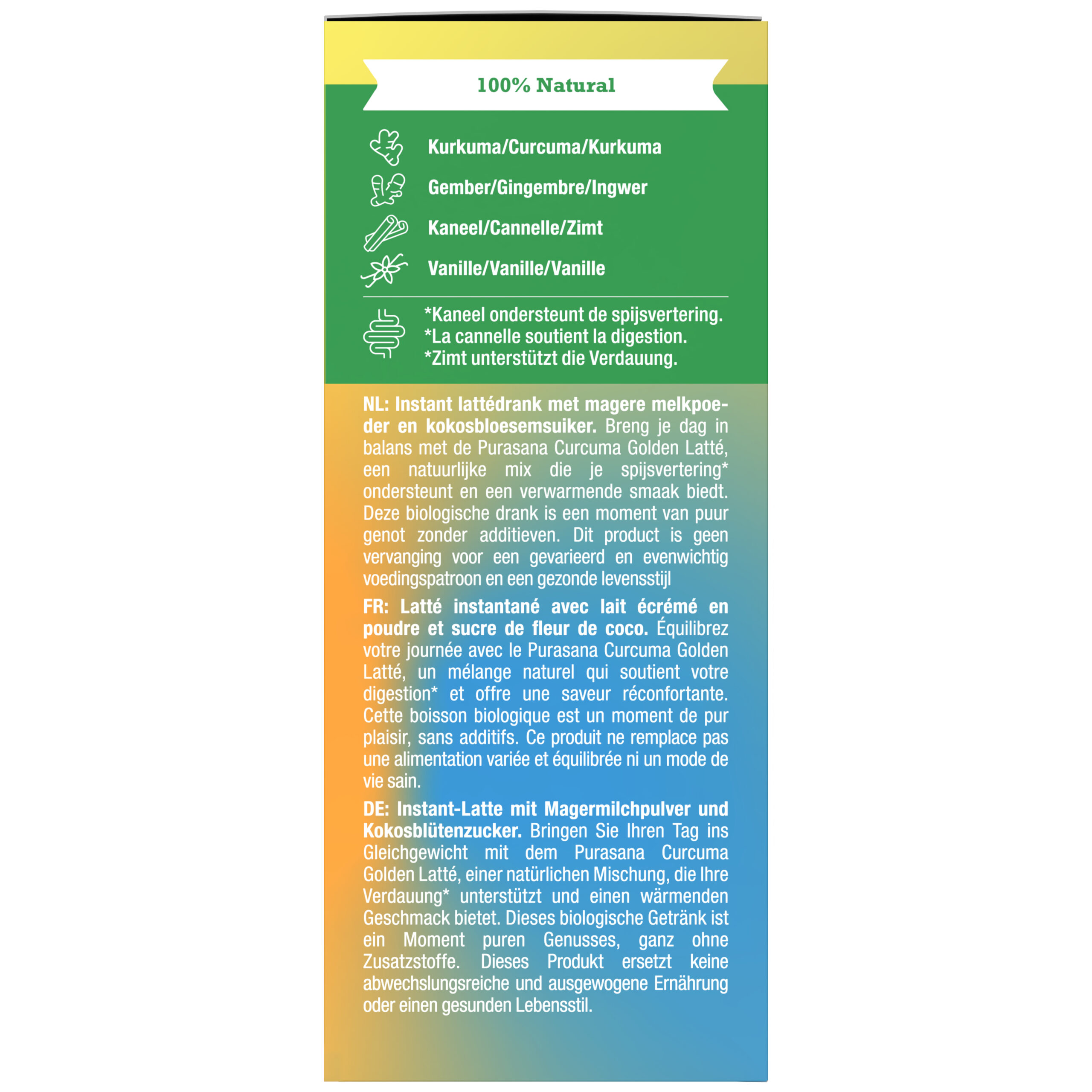 Purasana Curcuma Latté Bio (6 x 10 gr)