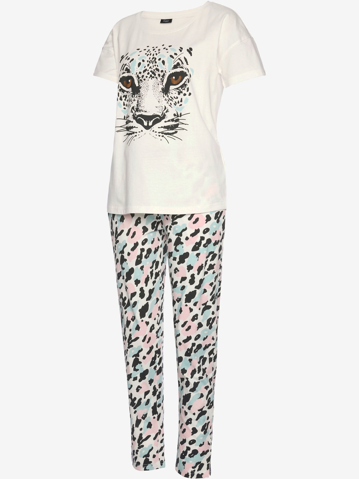 Ensemble de pyjama à imprimé animal, haut à combiner