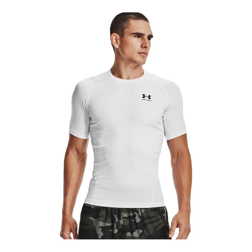 Under Armour HEATGEAR COMP - Maillot Homme blanc