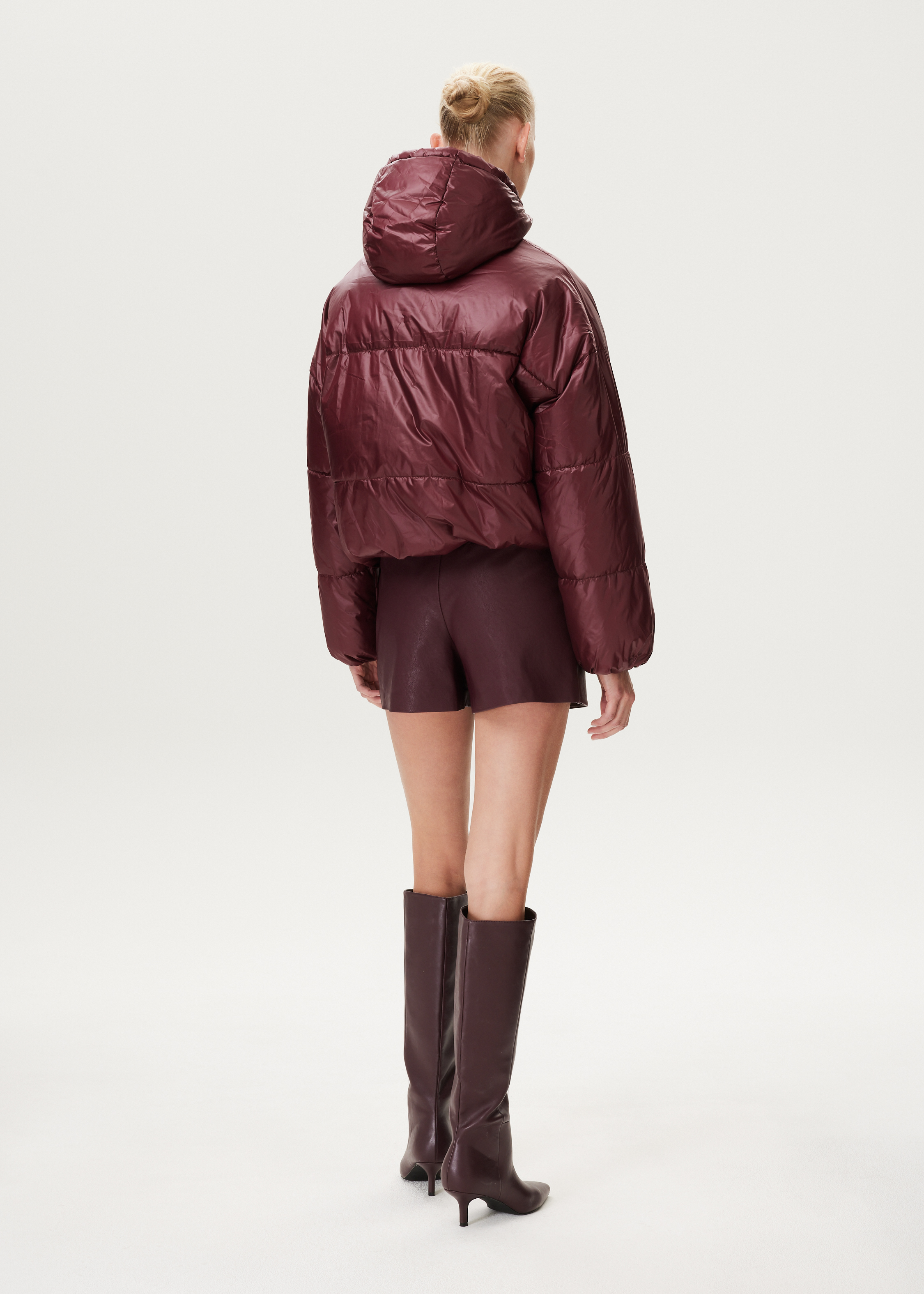 Korte puffer jacket