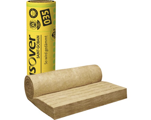 ISOVER Integra 1-035 wrijvingspasisolatie voor hellende daken, 4800 mm x 1200 mm x 120 mm