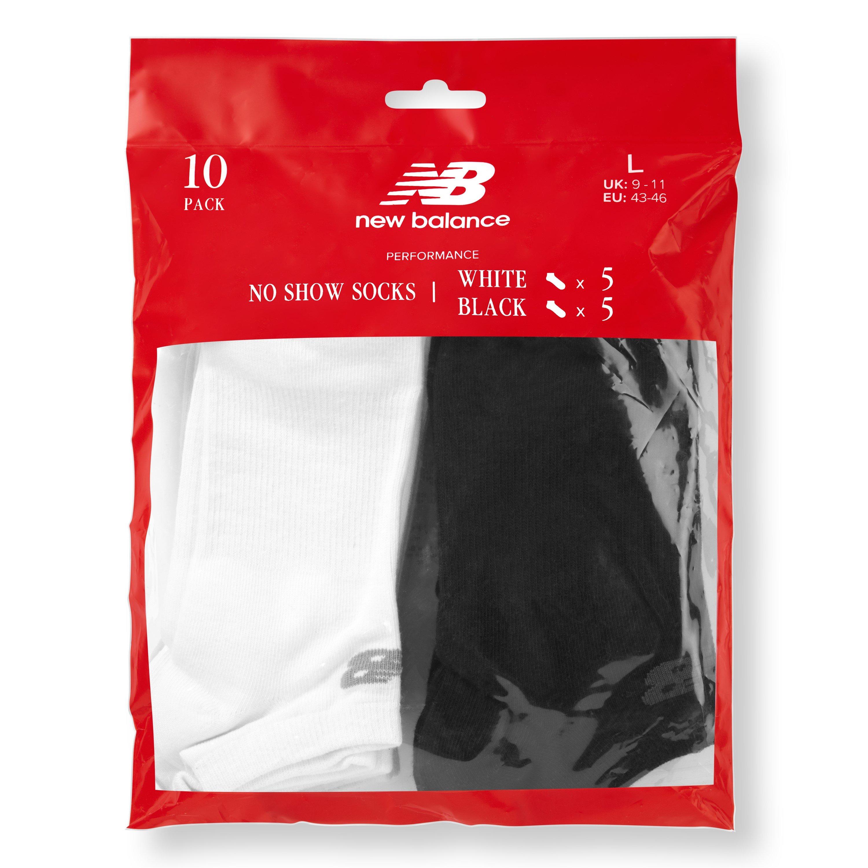 New Balance No Show Socks 10 Pk