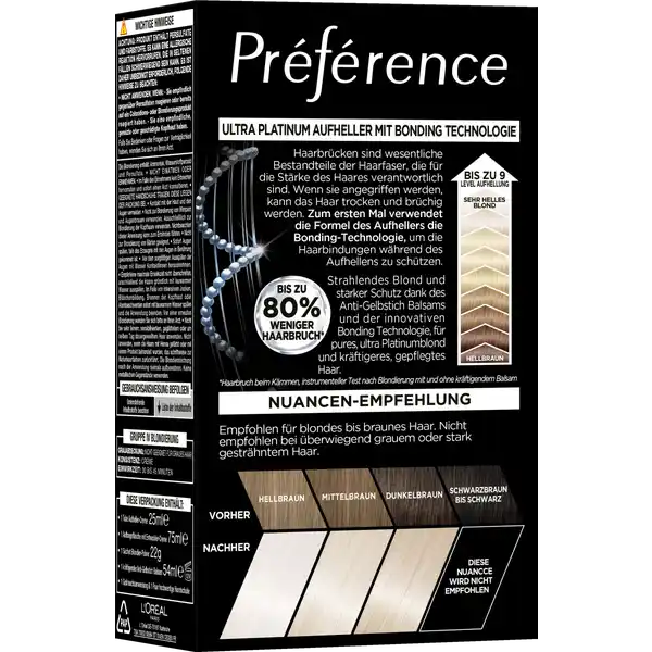 Professionelle Aufhellung Le Blonding 9L Ultra Platinum