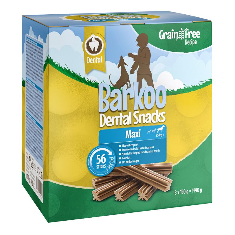 Lot Barkoo Dental Snacks - Recette SANS CÉRÉALES