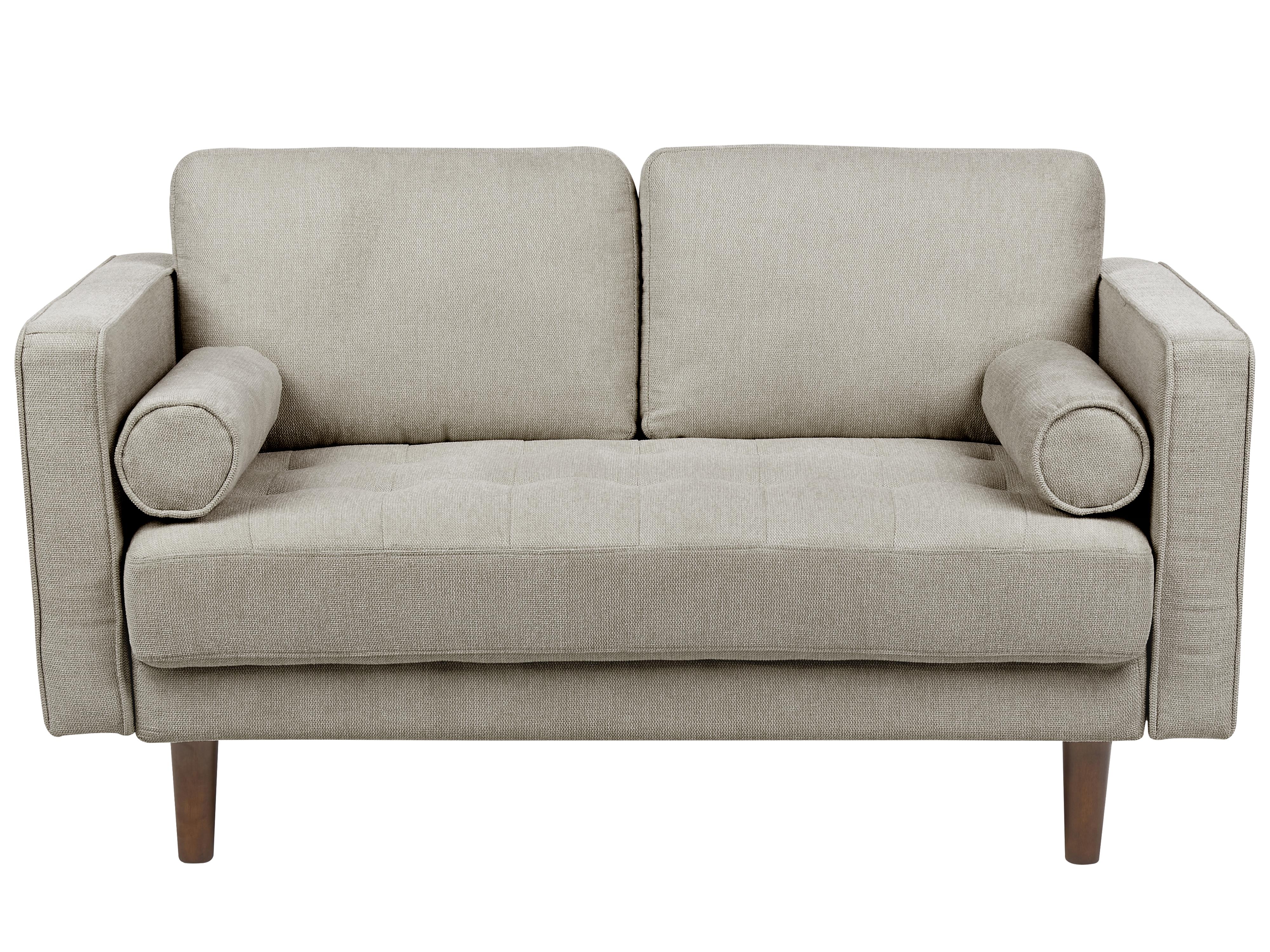 Bank 2-zits NURMO Stof Taupe