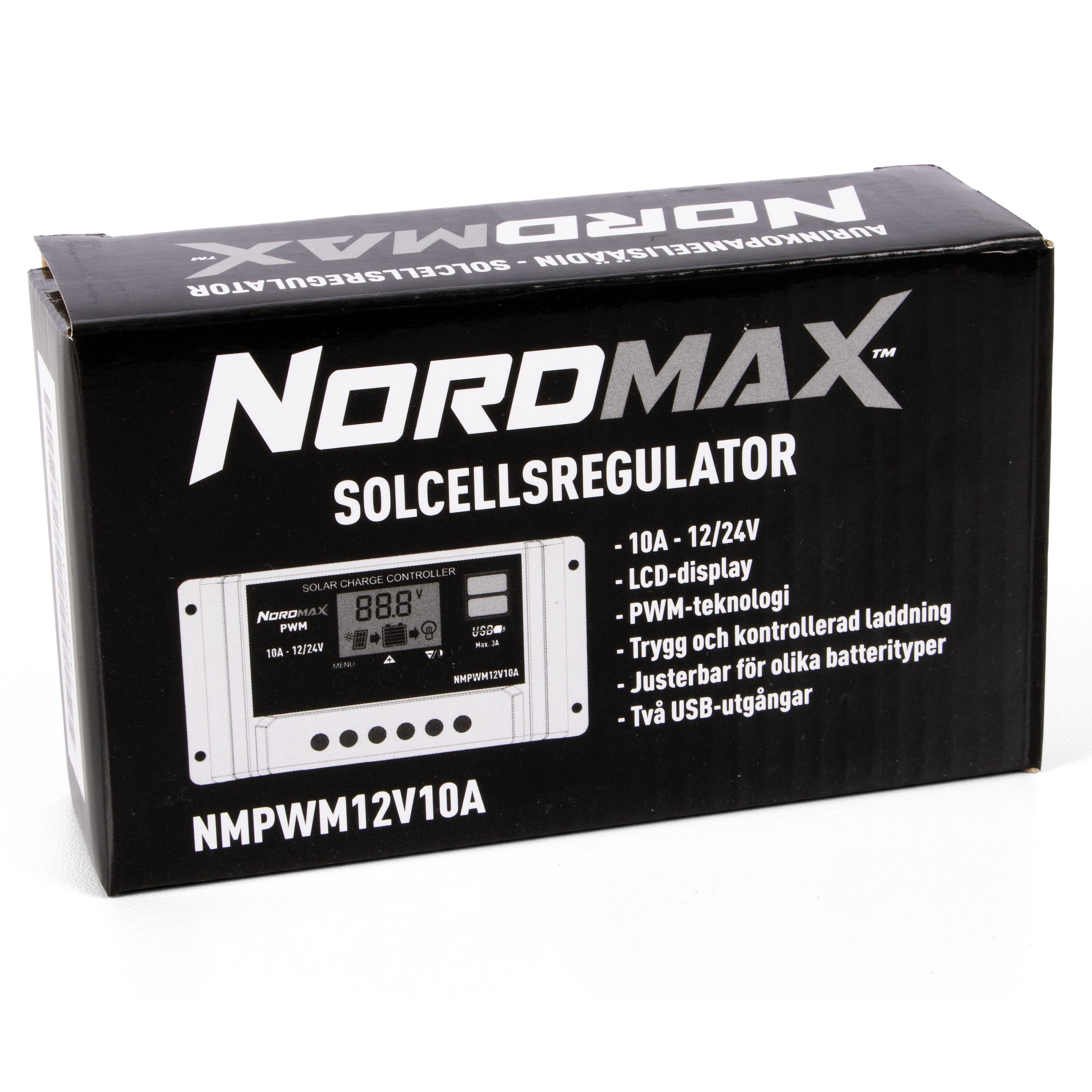 Solcelleregulator 10 A