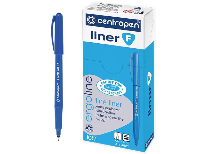 Büromaterial Fineliner Office Focus 10 Stück, Schwarz Tintenfeinschreiber mit Strichstärke F