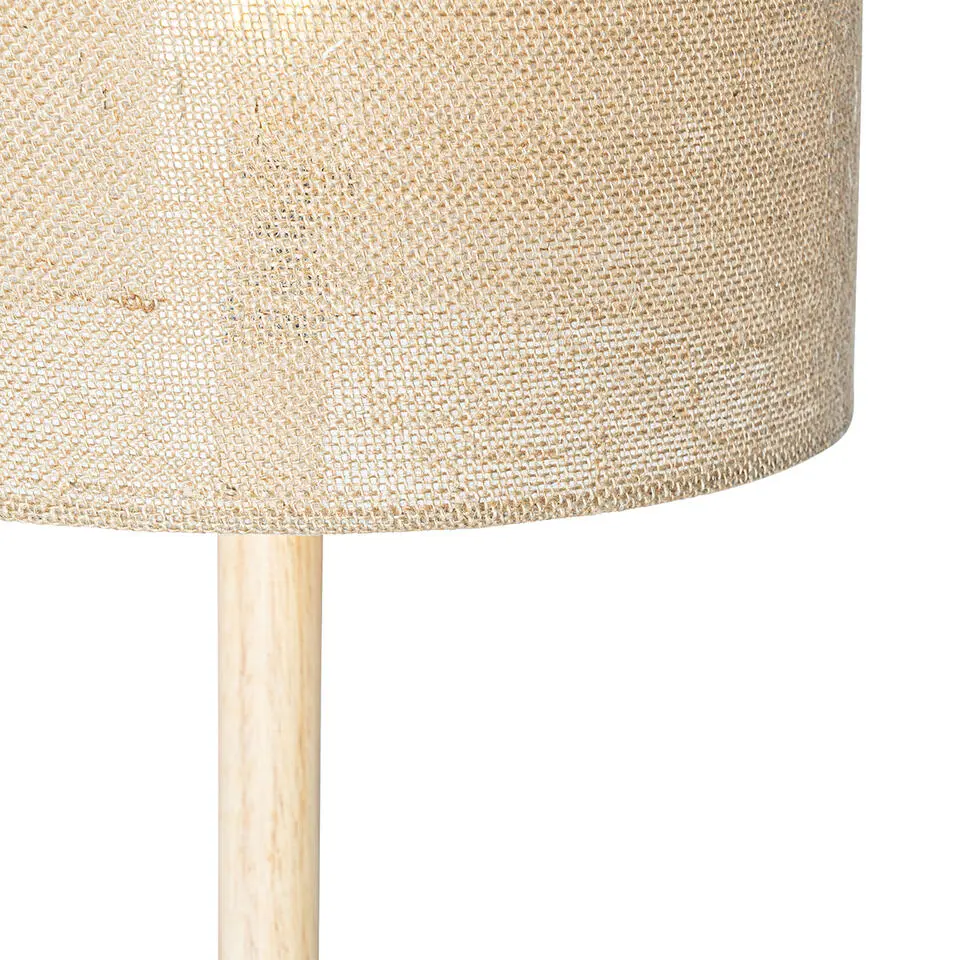 Qazqa vloerlampen mels crème e27