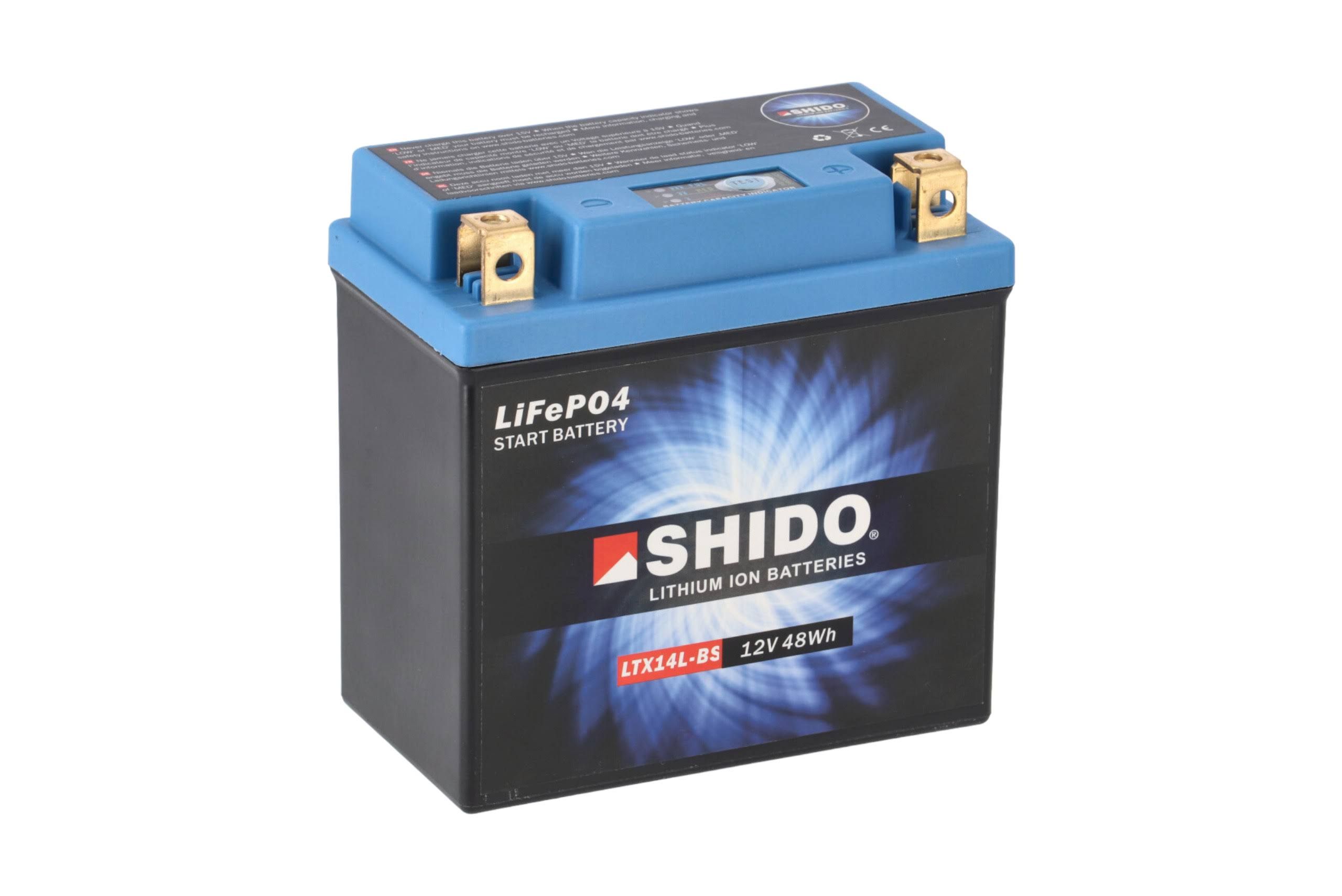 Shido Batterie Lithium LTX14L-BS 12V