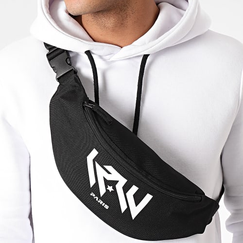 Sacoche Banane Logo Noir Blanc