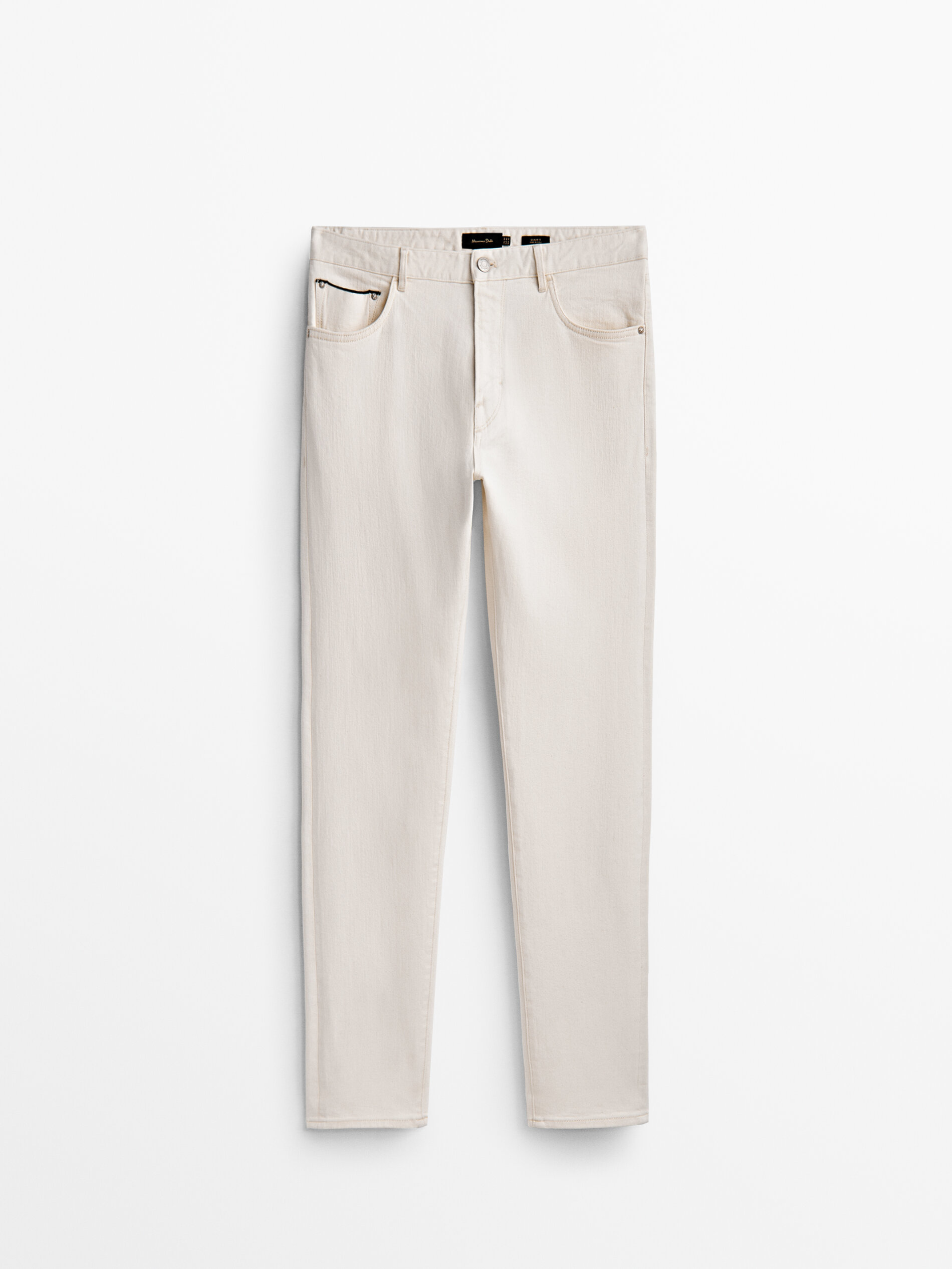 Calça jeans slim fit com bainha selvedge - RAW
