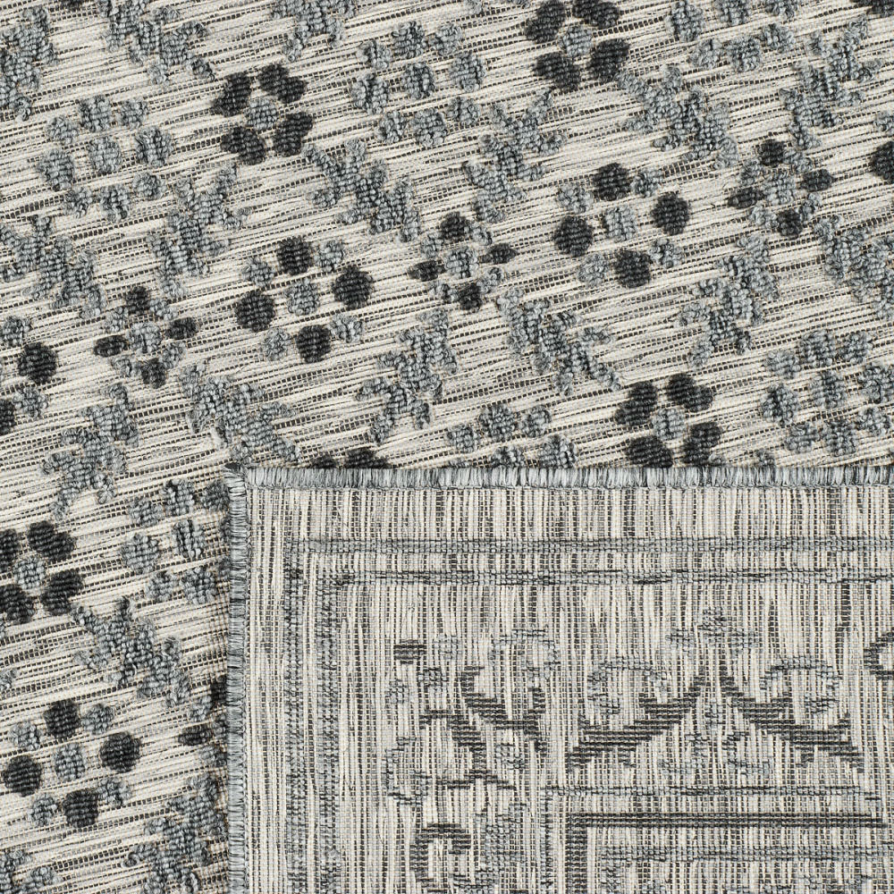 Tapis intérieur extérieur gris acapulco 1693 120 x 160 cm