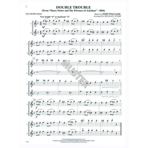 Alfred Music Publishing Movie Duets For All Flute