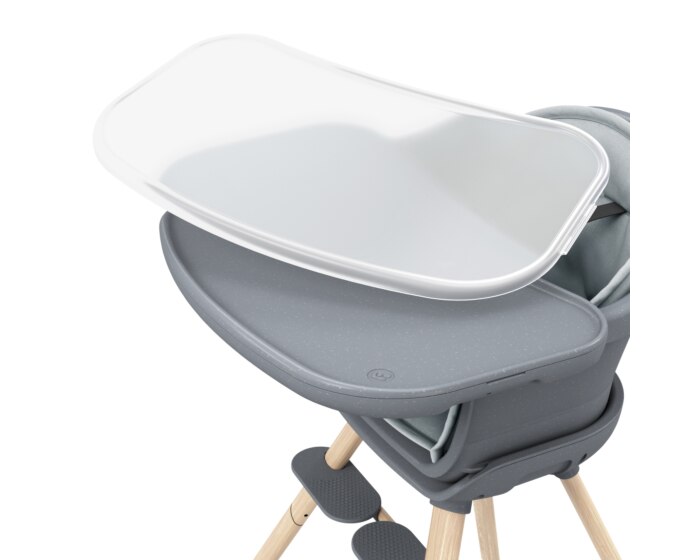Moa 8-in-1 Hochstuhl 6 M - 5 Y   0 - 20 kg    8 verschiedene Möglichkeiten |    Stilvolles, langlebiges Design |    Leicht abzuwischen und zu reinigen |    Einfach zu installieren und anzupassen |