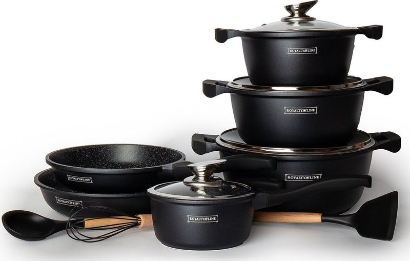 Pannenset - RVS - 5 Delig
