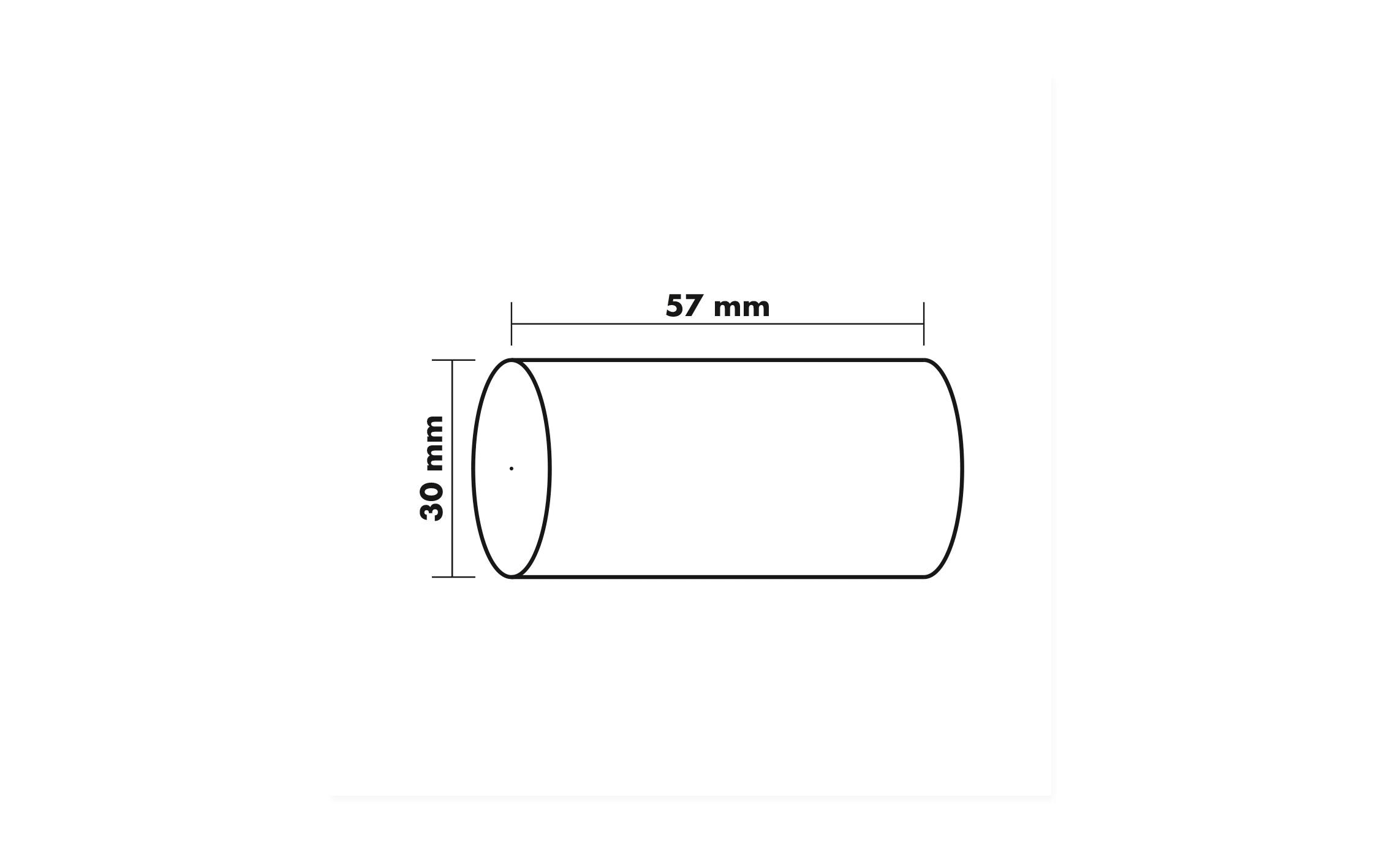Thermo-Papierrolle 57 x 30 x 12 mm, 9 m, 20 StückAdditionsrollen