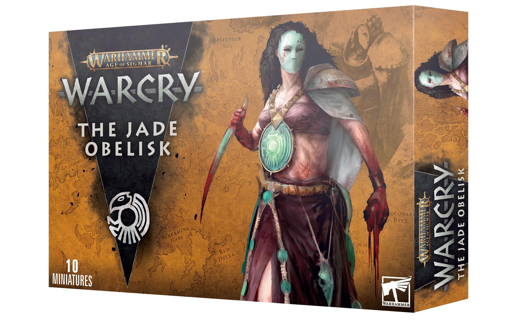 Figurenset Warhammer AoS Warcry Der Jade-ObeliskWarhammer Age of Sigmar Warcry Miniaturen: the Jade Obelisk