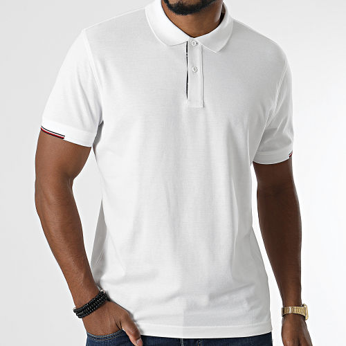Polo Manches Courtes Subtle Rwb Placement 0209 Blanc