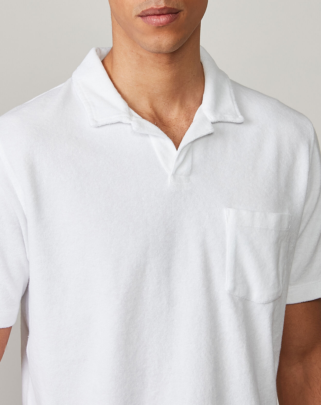 Hartford Polo en éponge blanc