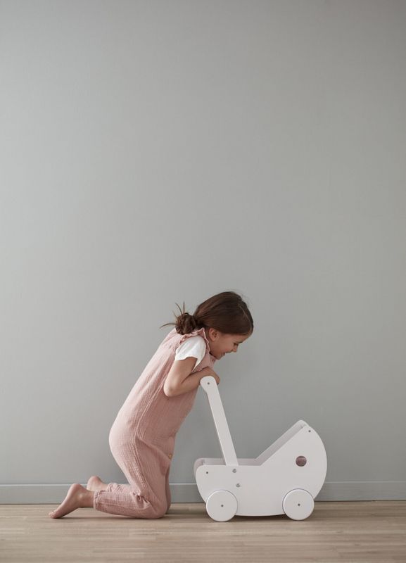 Kid's Concept Dukkevogn, Hvit