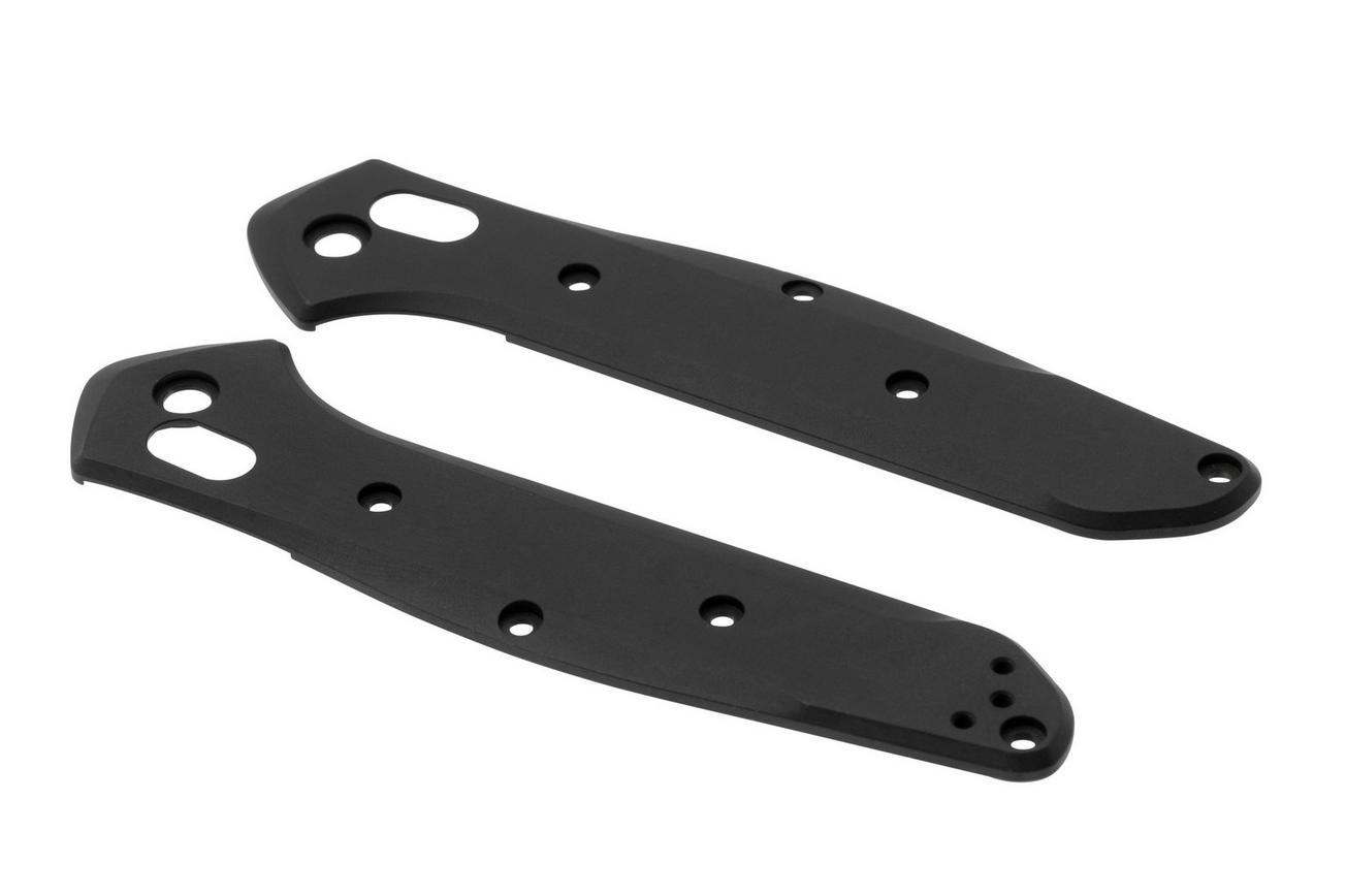 Flytanium Benchmade 940 Osborne Handle Kit 1150 Black DLC Titanium Radar Scales, Titanium Hardware