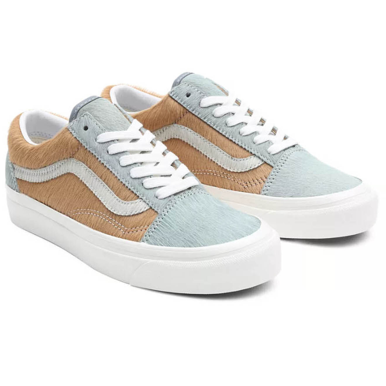Vans Sneakers en Cuir Anaheim Factory Old Skool 36 DX bleu/taupe