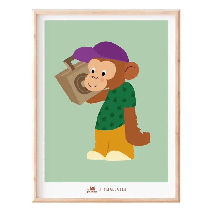 Ma petite vie Affiche Singe x Smallable