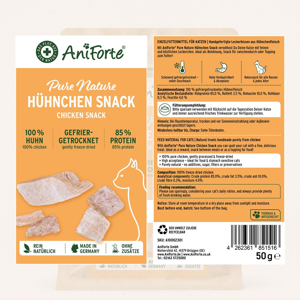 AniForte Hähnchen Katzen Snack