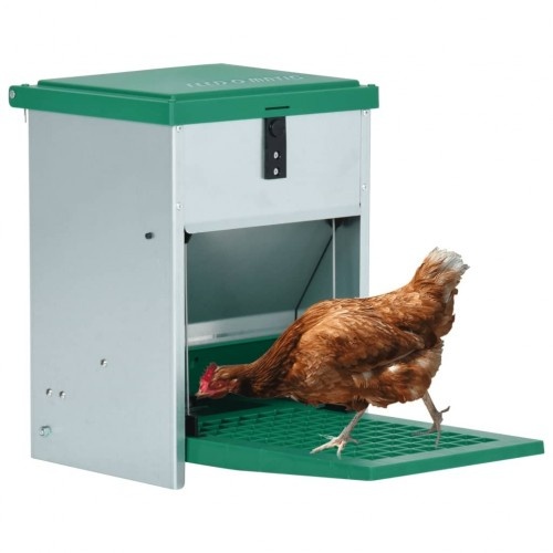 Alimentador automático para pássaros, verde