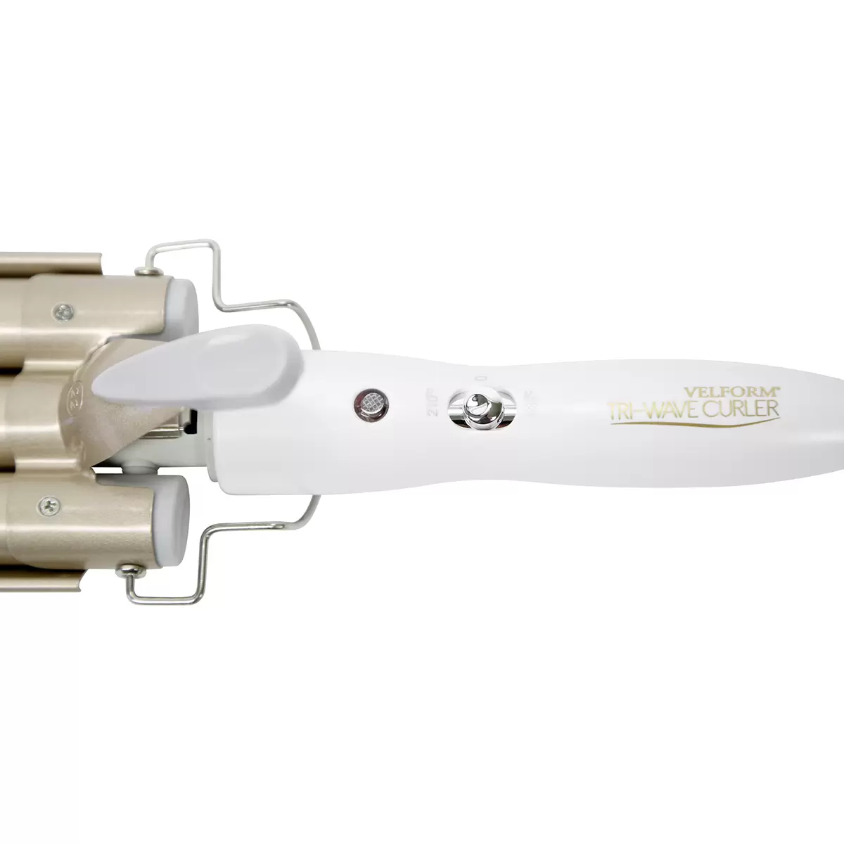 Lockenstab Velform Tri-Wave Curler weiss