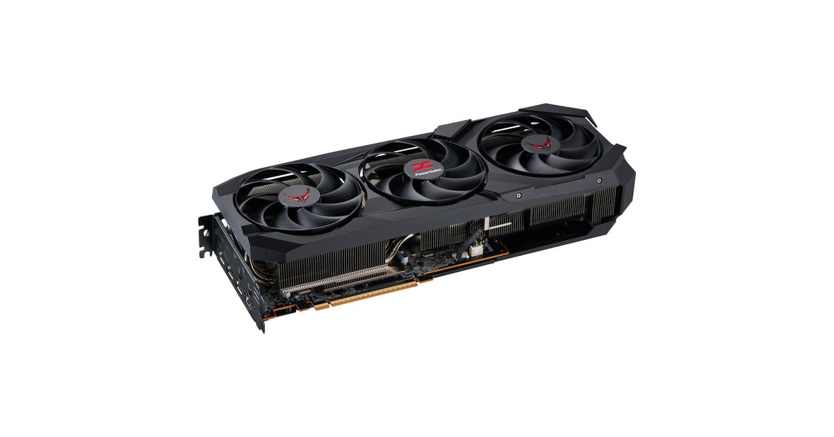 PowerColorRadeon RX 9070 XT Red Devil 16GB OC Backplate Special Edition grafische kaart  (Zwart, RDNA4, GDDR6, 3x DisplayPort, 1x HDMI)